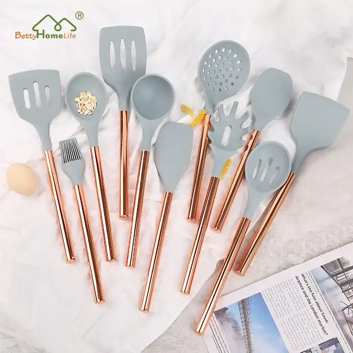Source New Products Silicone Cooking Utensils Set Non-stick
