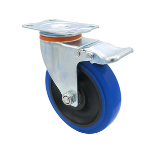 Hochela tische leichte graue thermoplast ische Gummi-TPR-Lenkräder für Möbel 3 4 5 Zoll - Product Image 6