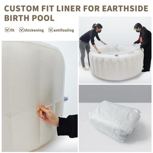 Lavabo de ducha inflable de PVC grueso <span class=keywords><strong>para</strong></span> uso doméstico, bañera de entrega plegable adecuada <span class=keywords><strong>para</strong></span> mujeres <span class=keywords><strong>embarazadas</strong></span> y bebés - Product Image 5