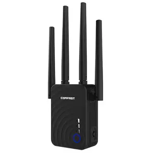 Wireless Rang Extend 2022 Dual Band 1200Mbps Wifi Range Wireless Network Extender AP Signal Repeater Long Range Dual 2.4+5.8G Wifi Repeater Extender