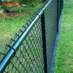 Vente en gros Bois traité thermiquement Sécurité Intimité Maillon de chaîne revêtu de plastique Clôture - Product Image 1