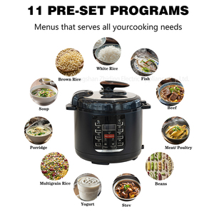 Olla Arrocera Eléctrica a Presión Todo en Uno <span class=keywords><strong>de</strong></span> 10 <span class=keywords><strong>Litros</strong></span> con Olla Interior <span class=keywords><strong>de</strong></span> Acero Inoxidable Profesional - Product Image 4