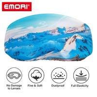 Vente flash : Étui de protection anti-rayures en microfibre pour lunettes de ski et lunettes de vue