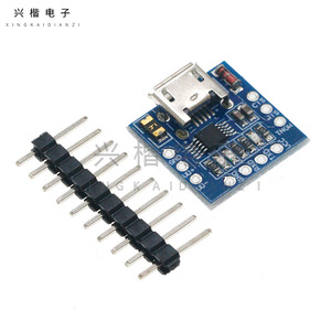 Convertidor Mini USB a TTL Ch340e, fuente de alimentación Micro USB para comunicación en serie, programación Arduino, desarrollo integrado - Product Image 4