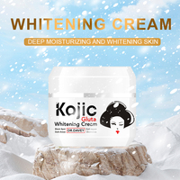 Crème éclaircissante DR.DAVEY Kojic Gluta, hydratante, réparatrice, atténue les taches brunes, unifie le teint, crème blanchissante pour le visage et le corps