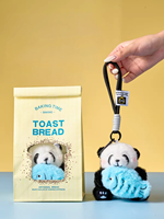 Porte-clés en peluche Panda mignon porte-bonheur, Pendentif poisson brodé, Boîte cadeau créative, Souvenir, Article en promotion annuelle