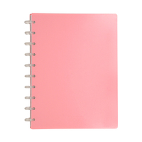 Emballage A4 personnalisable 50 PP couverture rigide imperméable à l'eau trous pré-perforés planificateur Journal feuilles mobiles reliure à disque couverture de cahier