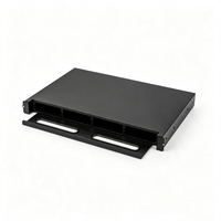 Panel de Conexiones MPO Extraíble Modular 1U/2U/3U, Caja de Distribución de Fibra Óptica para Rack de Acero de Alta Densidad