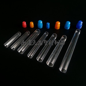 Tubos de Ensayo de Plástico Desechables Tianjing de 12-16 mm Transparentes con Tapas para Uso en Laboratorio - Product Image 2