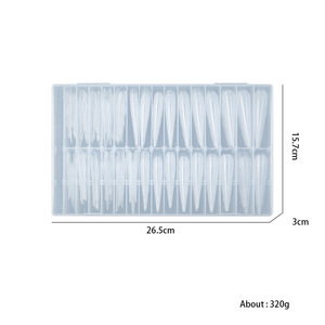 แม่พิมพ์ต่อเล็บแบบผีเสื้อ รุ่นใหม่ 150 ชิ้น แบบยาว ใช้ซ้ำได้ สำหรับงานเจลต่อเล็บมืออาชีพ - Product Image 5