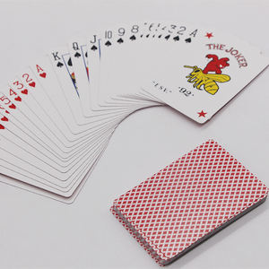 Juego de cartas de póquer estándar de 54 Barajas con logotipo personalizado impreso, paquete de 12 cartas de papel - Product Image 3