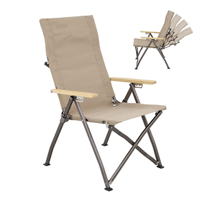 Chaise pliante de plage confortable et réglable sur 4 niveaux, de haute qualité, compacte, pour le camping - Product Image 1