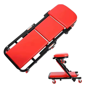 Kit d'outils complet pour la réparation de véhicules avec étui souple, tabouret convertible robuste, planche de travail, équipement de garage GAPGAR034 - Product Image 1