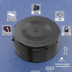 Nhà Máy Trực Tiếp Yt200 Trẻ Em HD Xách Tay LED LCD Chiếu Với Giáo Dục Màn Hình Gương Mini Cầm Tay Điện Thoại Di Động Máy Chiếu - Product Image 5