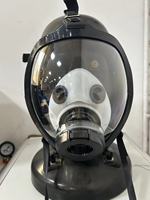 Masque respiratoire intégral de protection contre les gaz pour les pompiers, masque de protection contre les gaz pour les pompiers