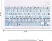 Clavier sans fil personnalisé pour tablette PC/Smart TV/ordinateur portable/téléphone intelligent, fabriqué en Allemagne, France, arabe, thaïlandais, russe, coréen