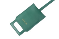 Étiquette de bagage portable en cuir PU pour valise, porte-adresse d'identification, accessoire de voyage créatif pour avion
