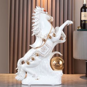 Artisanat céramique du zodiaque « Succès et Fortune » pour mobilier de bureau, décoration intérieure, cérémonie d'inauguration, meuble bar, articles de décoration - Product Image 2