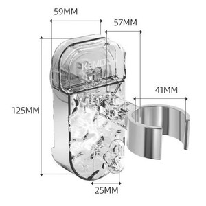 Soporte para Secador de Pelo Kemoqi, Soporte de Almacenamiento Circular con Succión para Baño, Soporte Transparente para Esquina - Product Image 2