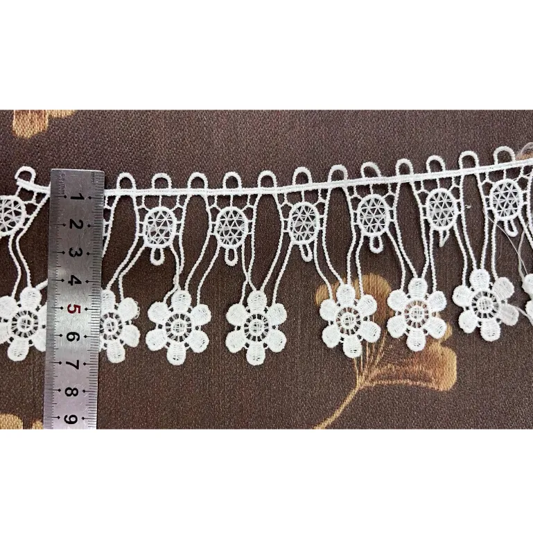 Bfu Design Stokink-resistant Embroidery Flower Lace Trim for Skirts