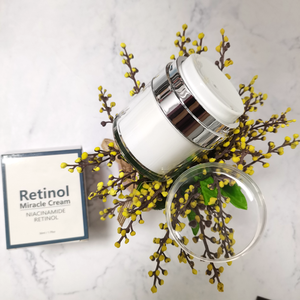 50ML Anti-âge blanchissant <span class=keywords><strong>Miracle</strong></span> rétinol crème visage Niacinamide hydratant crème pour le visage soins de la peau - Product Image 4