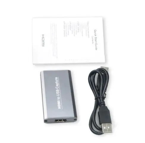 1080P 4K HDMI Video Capture Device HDMI To USB 2.0 Video Capture Card Dongle Game Recorder HD Live Streaming for PC PS4 Xbox One