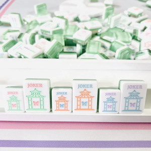 Mahjong de luxe de style américain classique avec des éléments en acrylique pour 4 joueurs, design personnalisable, service client professionnel - Product Image 6