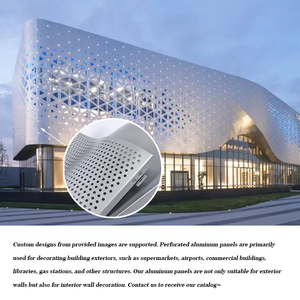 Nhôm claading tùy chỉnh trang trí kim loại đục lỗ bảng nhôm mặt tiền hệ thống Ốp cho tường rèm - Product Image 6