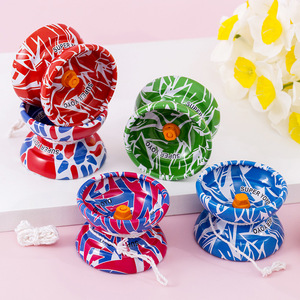 Jouet imprimé en alliage en forme de tambour Yo-Yo, jouet à commande par fil pour enfants de 8 à 13 ans, cadeau pour garçons - Product Image 4