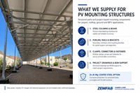 Structure de montage de carport solaire commercial à une ou deux rangées en acier revêtu de zinc, d'aluminium et de magnésium, personnalisée en usine