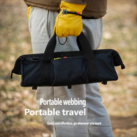 Sac de rangement pour piquets de camping, sac à outils pliable imperméable en Oxford 900D pour piquets de tente, hamac et accessoires de auvent