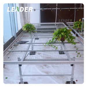 Banc roulant en treillis de treillisserie pour pépinière agricole, en acier galvanisé à chaud, robuste, pour bacs de semis - Product Image 4