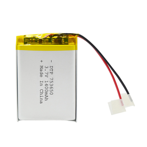753650 <span class=keywords><strong>3</strong></span>,7 v 1400mah batteries for the light LED - Product Image 2
