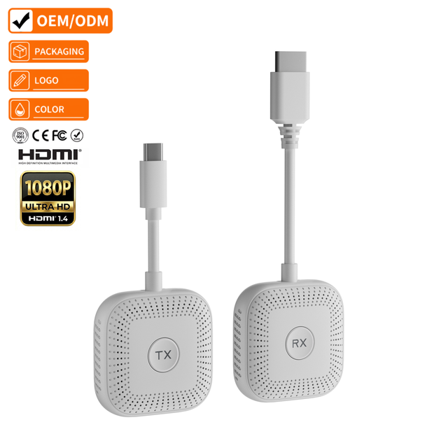 Justlink 1080P 5G Wireless HDMI Transmitter Receiver 50m Type-C Extender Adapter for Laptop PC Projector TV Meeting Phone