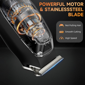 Máy Cắt Tóc Chuyên Nghiệp, Lược Cắt Tóc Tự Làm, Dụng Cụ Cắt Tóc Gia Đình, Máy Cạo Râu Điện Cho Nam, Máy Cắt Tóc Sạc Được Cho Gia Đình - Product Image 4