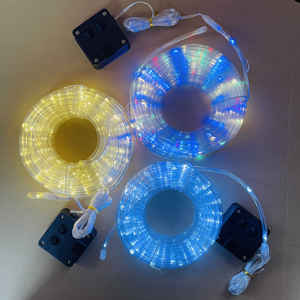 20M 200 <span class=keywords><strong>Led</strong></span> Outdoor Zonne-Snaren Verlichting Fee Kerst 8 Modi Flash <span class=keywords><strong>String</strong></span> Buis Verlichting <span class=keywords><strong>Led</strong></span> Touw Verlichting Voor Hek Boom Decor - Product Image 5