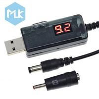 Câble de charge USB MLK vers 5,5/3,5 mm pour routeur, modem optique, amplificateur de ligne 5V vers 9V 12V