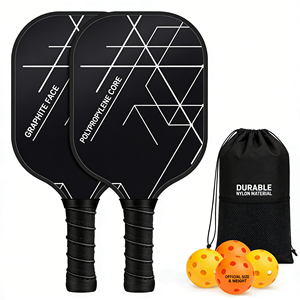 Set de Equipamiento Premium de Pickleball de Fibra de Vidrio para Hombre con Gran Punto Dulce y Termoformado, Incluye Set Completo de 2 Palas - Product Image 5