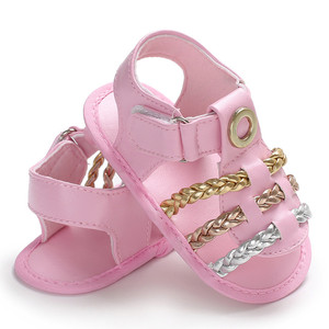 Sandalias <span class=keywords><strong>de</strong></span> verano para bebés y niñas, zapatos suaves para caminar <span class=keywords><strong>de</strong></span> 0 a 18 meses - Product Image 4