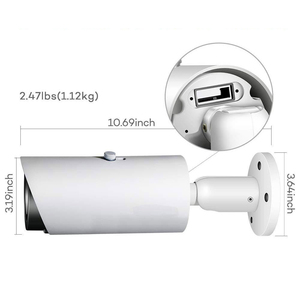Full Metal <b>IP</b> <b>Camera</b> Dual Lights 5X 2.8-12MM Auto Lens 25fps 6MP Network <b>Camera</b> Human Vehicle Detection Card Slot - Product Image 3