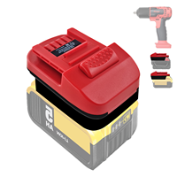 Adaptateur de batterie DM18SANP pour Dewalt pour batterie au lithium Milwauke 18V 20V converti en adaptateur pour outil électrique sans fil 18V Snap-on