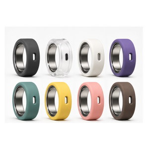 Cubiertas de Anillo de Grado Médico, Paquete de 8 para Oura Ring 4 Gen 3, Juego de Protectores de Silicona Curada con Platino, Hipoalergénicas, Libres de Látex - Product Image 1