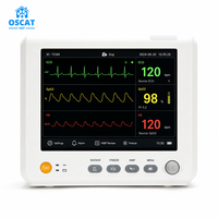 Moniteur patient vétérinaire OSCAT VM9 8,4 pouces multiparamètres pour animaux de compagnie ECG SpO2 NIBP RESP TEMP pour clinique vétérinaire hôpital animalier