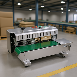 เครื่องซีลปากถุงแนวนอนสแตนเลส D0100HAD2HW ความเร็วขั้นต่ำ 12 เมตรต่อนาที กึ่งอัตโนมัติ สำหรับบรรจุภัณฑ์เคมี - Product Image 2