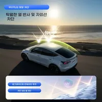 Pare-soleil électrique intelligent pour Tesla Model Y Juniper L |   Contrôle vocal, protection UV à 5 couches, lumière ambiante étoilée