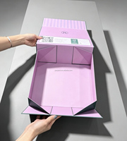 Großhandel Faltbare Magnetische Handtaschenbox Maßgefertigte Luxus-Hartpapierbox Designer-Tasche Umhängetaschen Schultertaschen Tragetaschen mit Prägung