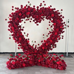 Supporto ad Arco a Forma di Cuore in Ferro per Matrimoni ed Eventi di San Valentino Supporto Speciale per Fiori ad Arco con Finitura a Forno - Product Image 6
