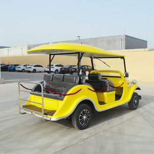 Vintage Electric Sightseeing Car RSY911 8-14 Seater Tour <b>Bus</b> For Campus Resort Real Estate Reception - Product Image 2
