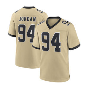 Maillots de football de la Nouvelle-<span class=keywords><strong>Orléans</strong></span> de haute qualité en gros, 12 Chris Olave, 32 Tyrann Mathieu, 22 Rashid Shaheed, 41 Alvin Kamara, cousus - Product Image 4