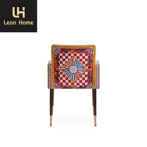 Fábrica al por mayor diseño simple de lujo muebles modernos para el hogar tela de terciopelo verde ocio sillas de comedor con precio <span class=keywords><strong>barato</strong></span> - Product Image 4